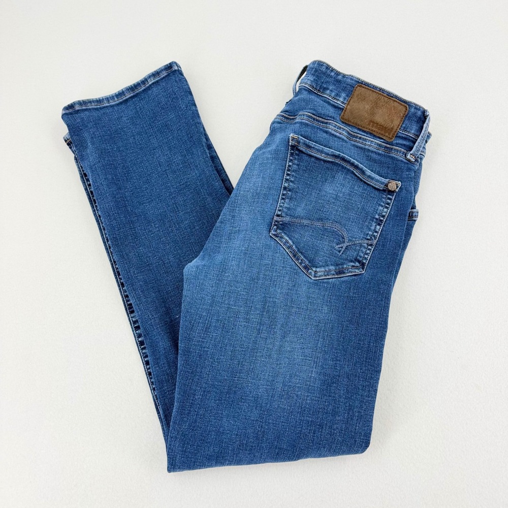 Mavi Straight Leg Jeans Mens 32/30 Blue Medium Wash Stretch Denim